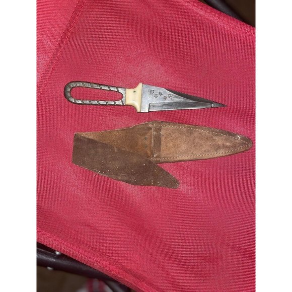 Ww1 WW2 War Trench  Knife Dagger Handmade Stars One Of A Kind Navy Army Vintage - Picture 1 of 8